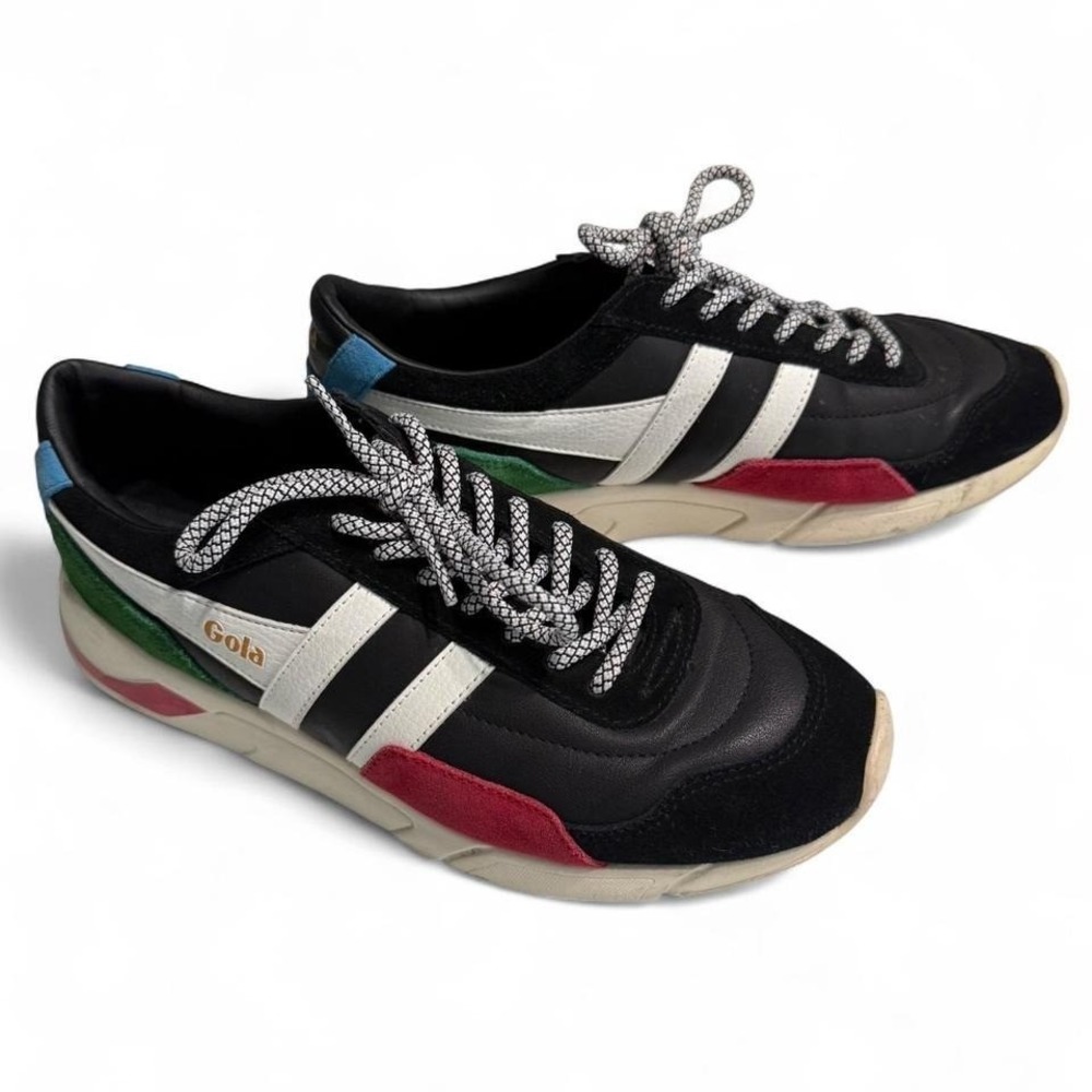 Gola Eclipse Trident Sneakers Size 10 Colorblock Retro Chunky Trainers